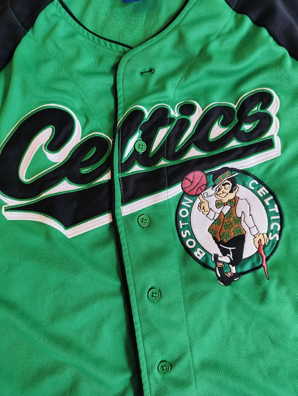 NEW Ultra Game Boston Celtics Green & Black Jersey - Medium - Picture 3 of 8